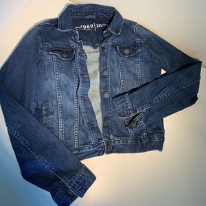 GAP Kids Girl's blue denim jean jacket XXL